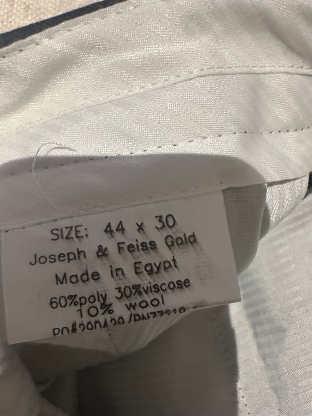 Joseph & Feiss Men's dark grey Dress Pants - Picture 3 of 5
